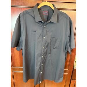 Untuckit Gironde SS Black Short Sleeve Button Up Size XXL Excellent Condition